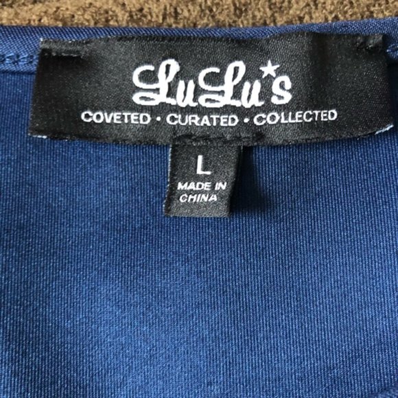 Final Stretch Navy Blue Dress - Picture 5 of 6